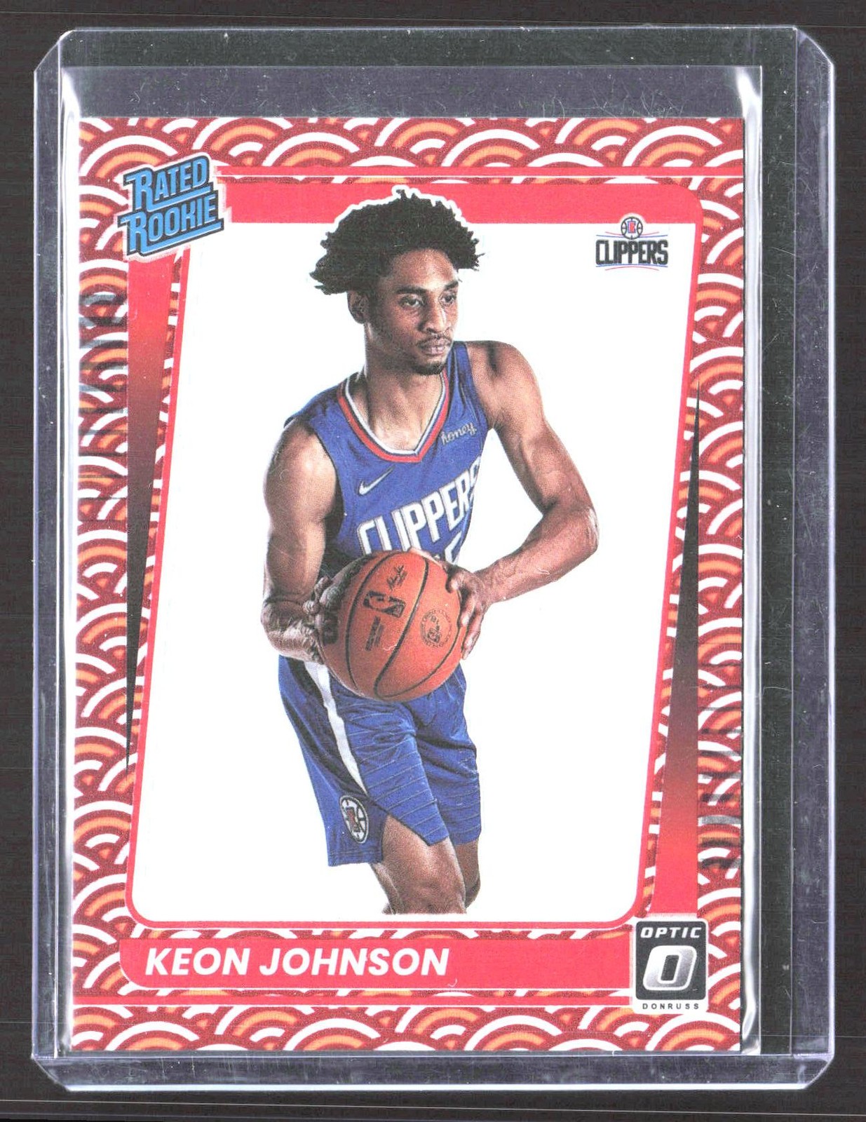 2021-22 Donruss Optic #192 Keon Johnson Photon RC SSP