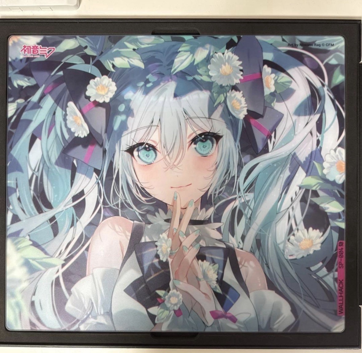 Wallhack SkyPAD SP-004 Hatsune Miku Gaming Mouse Pad Glass Surface Japan
