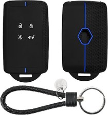 Car Key Card Case Car Key Cover for Renault Clio Kadjar Dacia Duster | 4 Button
