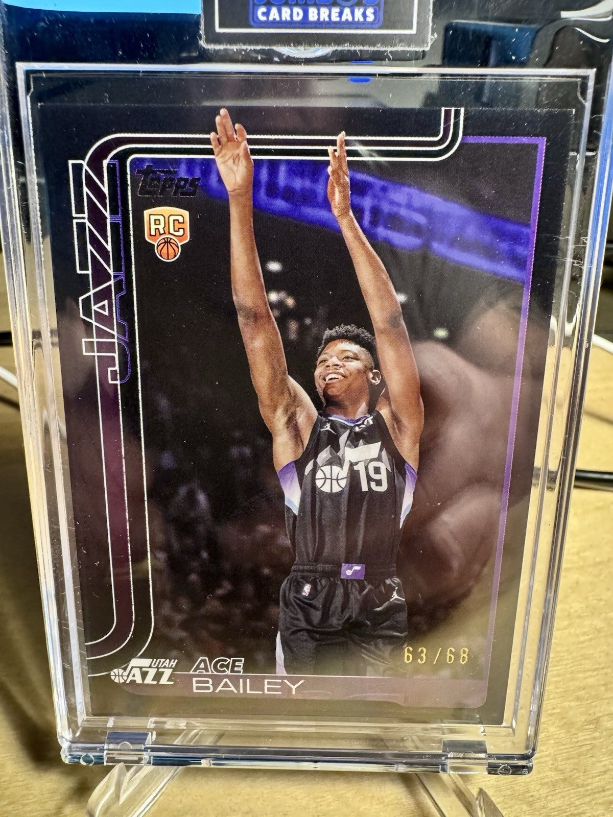 Ace Bailey 2025 Topps #205 Black Rookie RC /68