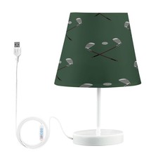 Sport Golf Club Ball LED Table Lamp with USB Port Night Light Dimmable Bedsid...