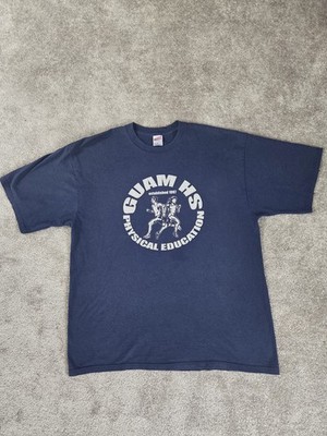 Vintage Guam HS Sportunterricht Tshirt Größe XL
