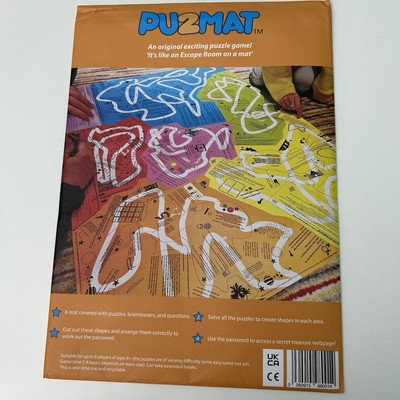 Puzmat 2 Original Puzzle Game Escape Room Mat Family Fun Board Puzzle Brain R2b