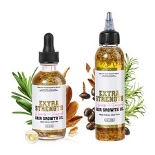 The Mane Attraction Extra Strength Rosemary + Fenugreek Herbal Hair Growth Oil