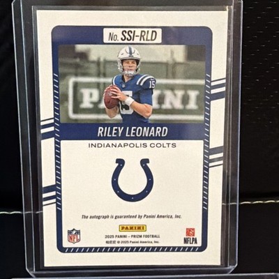 2025 Panini Prizm Significant Signatures Riley Leonard Auto Silver