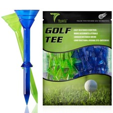 3-1/4" Big Cup Plastic Golf Tees 40 Pack  Excellent Durability and Stabili