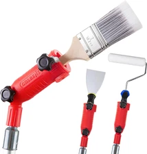 Multi-Angle Paint Brush Extender - High Ceiling Paint Edger Tool, Extension Pole