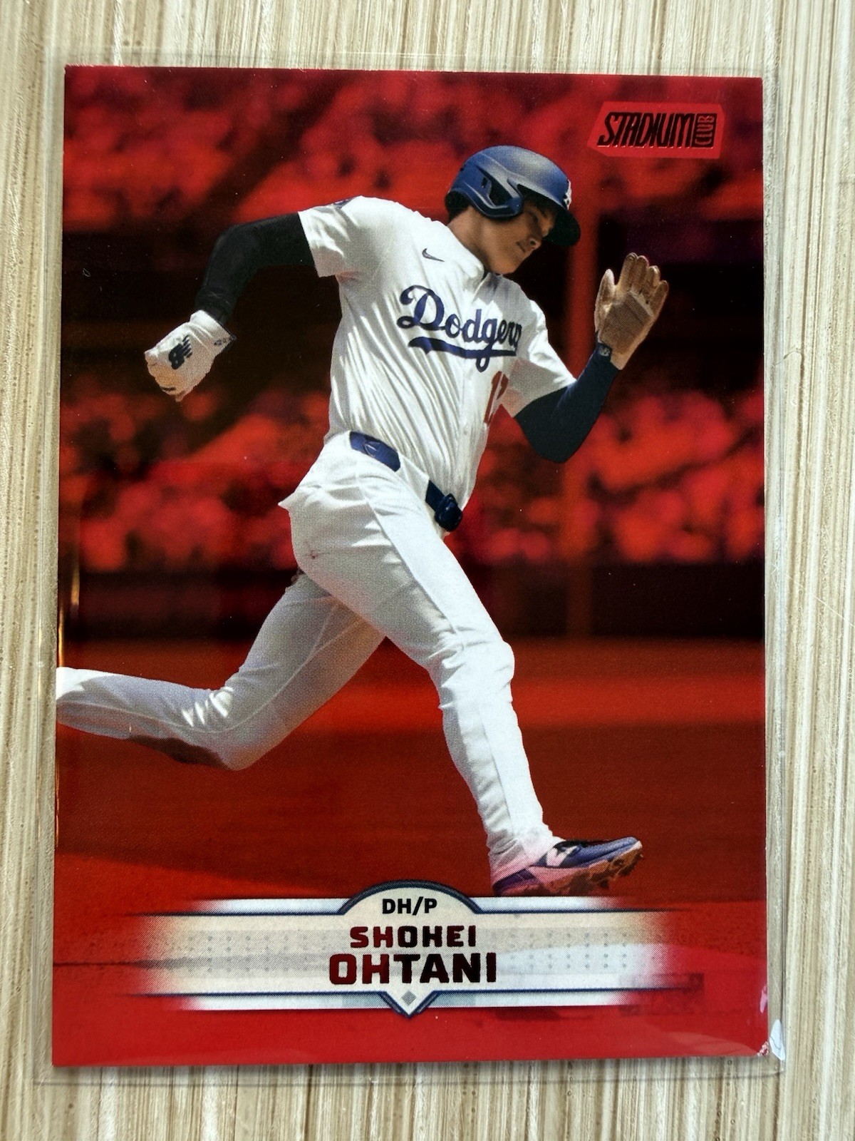 2025 Topps Stadium Club Shohei Ohtani Red Foil #58 Los Angeles Dodgers