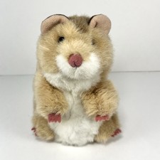 Folkmanis Folktails Hamster Gerbil Plush Hand Puppet Tan 6  