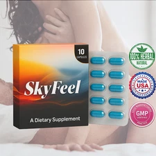 SkyFeel  Fast Acting Male Performance Rock Hard Male Vitality, Energy & Stamina