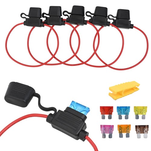 Automotive Electrical Protection 16AWG Waterproof Fuse Holder with Wires - Picture 11 of 12