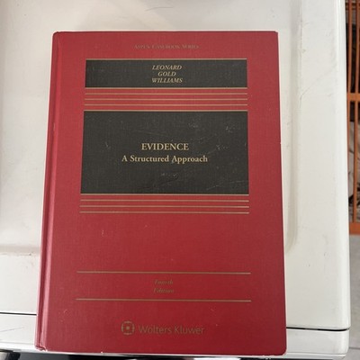Evidence : A Structured Approach Hardcover
