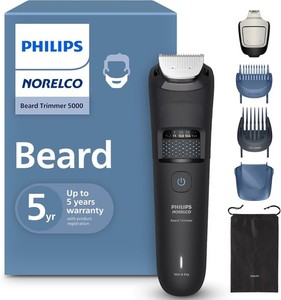 Philips Trimmer à barbe imperméable 5000 Series, Lames auto-sharpantes BT5775/40
