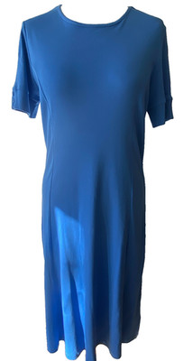 Adini 100% Baumwolle Jersey Kleid Rundhals Kurzarm Slipper Gr. XXXL/L3