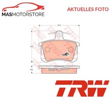 SATZ BREMSBELÄGE BREMSKLÖTZE HINTEN TRW GDB1163 A FÜR AUDI 100,80,A4,A6,COUPE