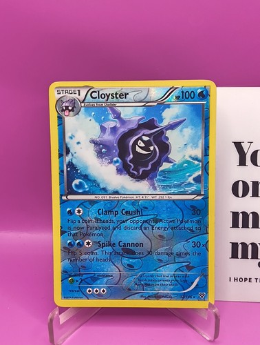 Juego de cartas coleccionables Pokémon - Cloyster 32/146 - Holograma inverso - Juego base XY - LP-MP - Nintendo - Imagen 4 de 7