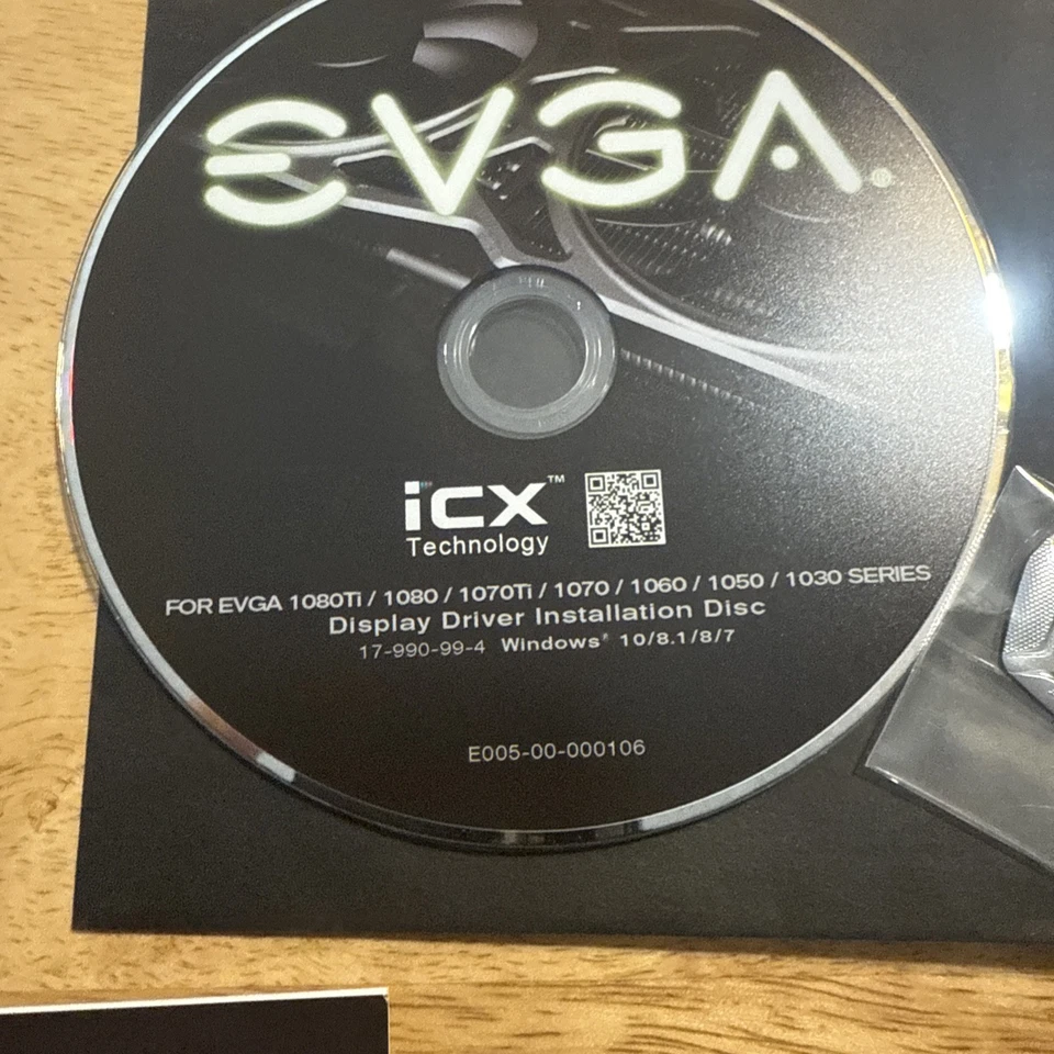 TARJETA GRÁFICA EVGA GUÍA DEL USUARIO Geforce gtx serie 10/900 con disco de instalación dvd Foto 4 de 4