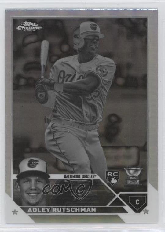 2023 Topps Chrome Negative Refractor Adley Rutschman #1 Rookie RC 0bz6