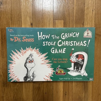 How the Grinch Stole Christmas Board Game Vintage 1997 New Sealed Dr Seuss