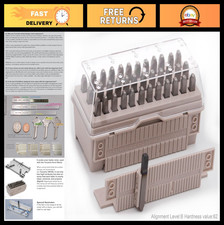 36-Piece Number  Capital Letter Stamp Set A-Z 0-9 for Metal, Wood, Plastic - 1/