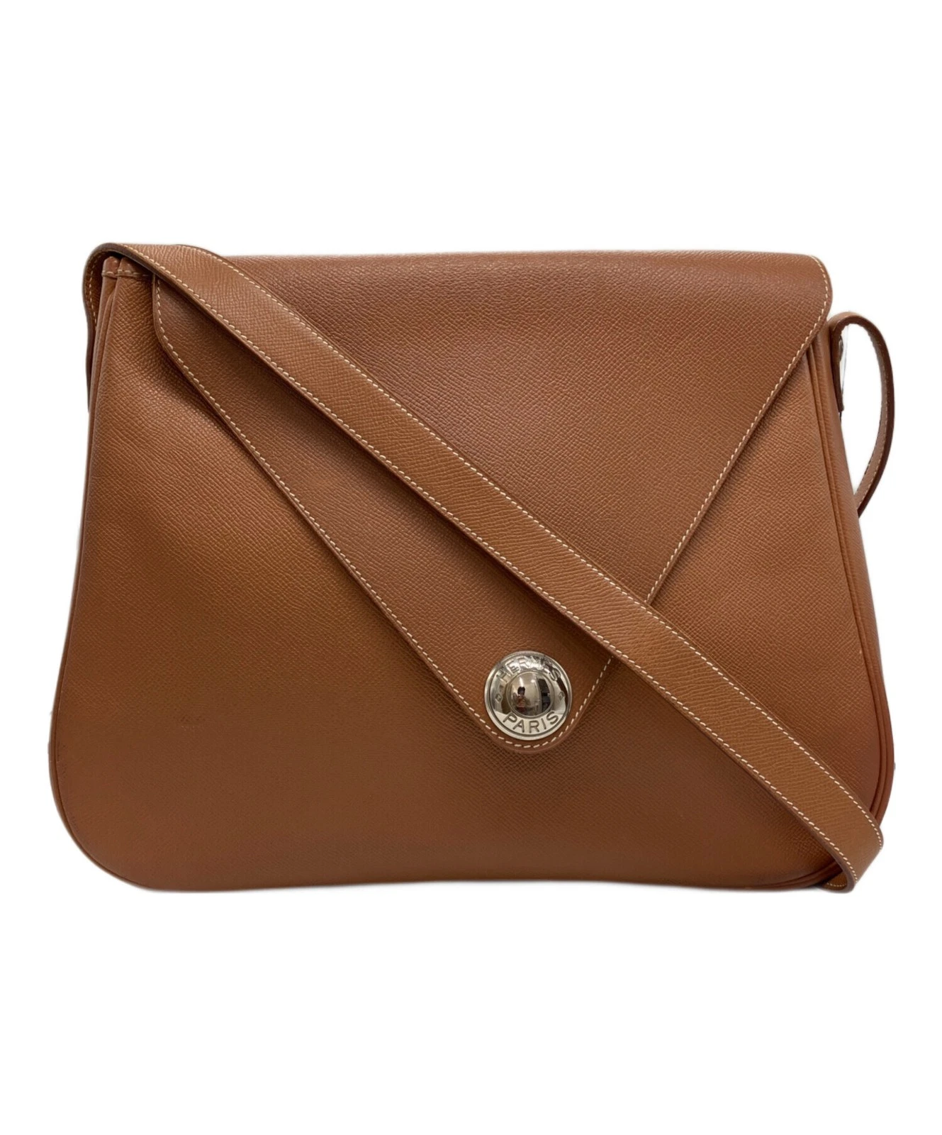 Hermes — Hermes Christine Shoulder Bag Brown #TFB895