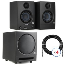 PreSonus Eris 3.5 3.5-inch Powered Studio Monitors and 8-inch Powered Bluetooth