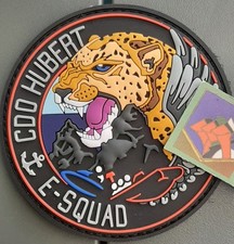 Commando HUBERT E- SQUAD 2025 Patch PVC Marine ORIGINAL Nageurs de Combat FS