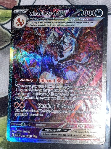 Pokemon Charizard ex 234/091 Paldean Fates Special Illustration Rare SIR NM 