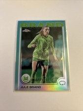 2024-25 Topps Chrome Uefa Women's Champions League - Jule Brand #78 Aqua...