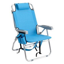 Folding Tall Backpack Beach Chair Heavy Duty Camping Chair Backpack Reclining