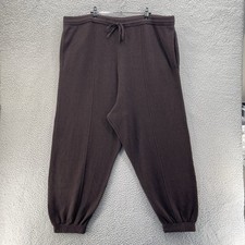 Gap Joggers Women Extra Extra Large Terra Brown CashSoft Seam Drawstring Pants