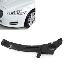 Left Black Plastic Front Bumper Mount Bracket For Jaguar XJ 2010-2019 C2D43335