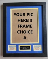 CUSTOM FRAME YOUR WWE WWF WRESTLING 8x10 HULK HOGAN UNDERTAKER ROMAN REIGNS 1/1