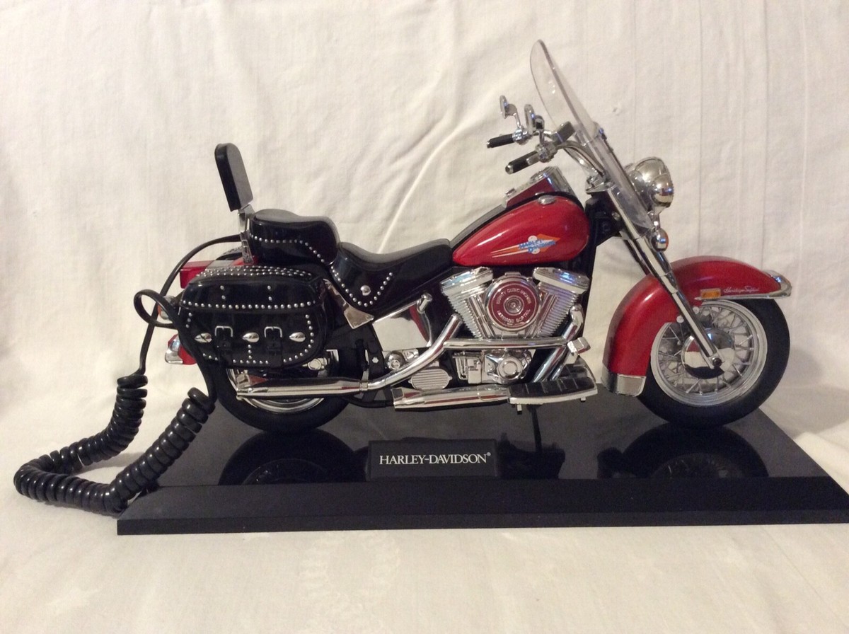 Harley-Davidson テレフォン Harley-Davidson Motorcycle Telephone by TeleMania Black w