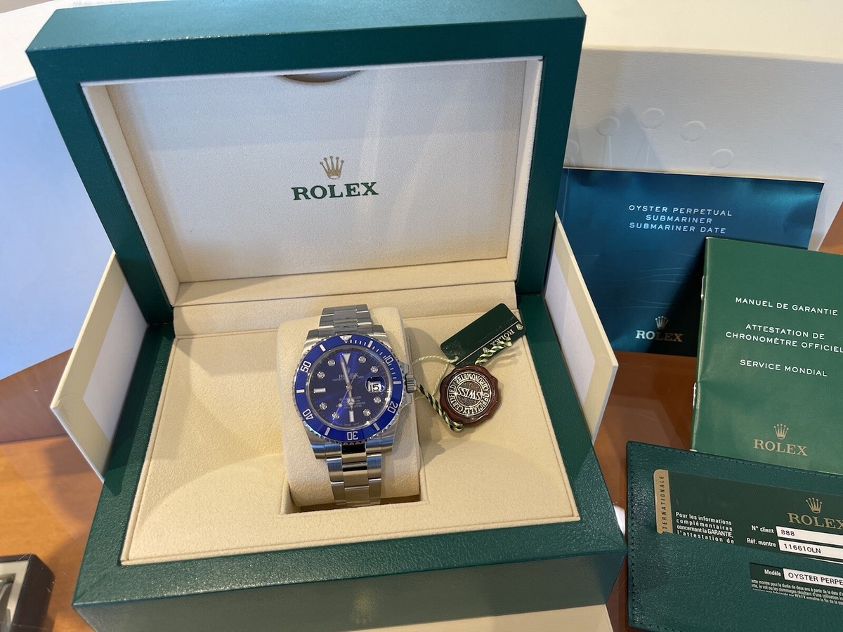 Rolex Submariner 40mm 116610 Superior Blue Ceramic Bezel For Rolex Submariner 40mm 116610 Superior Blue Ceramic Bezel For