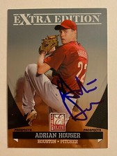 Adrian Houser Signed Donruss #81 2011 Card Extra Elite Edition Auto MLB RAD
