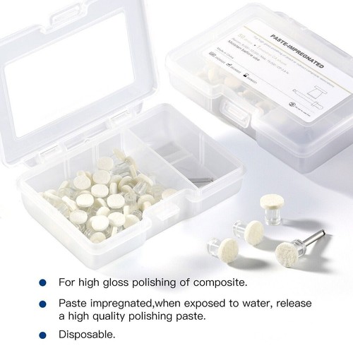 Kit de Discos de Pulido de Pasta de Composite Dental 50Pcs Discos Desechables - Picture 4 of 19