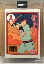 TOPPS PROJECT 2020 #63 MIKE TROUT by FUCCI Print Run 16430