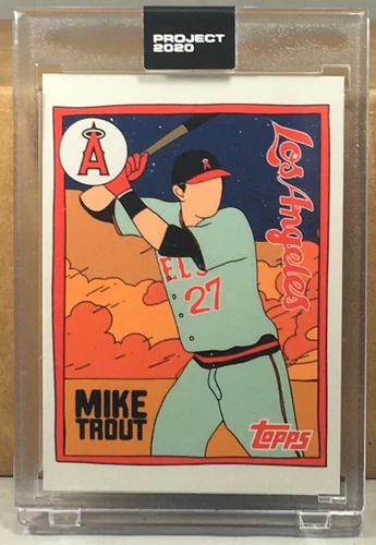 TOPPS PROJECT 2020 #63 MIKE TROUT by FUCCI Print Run 16430