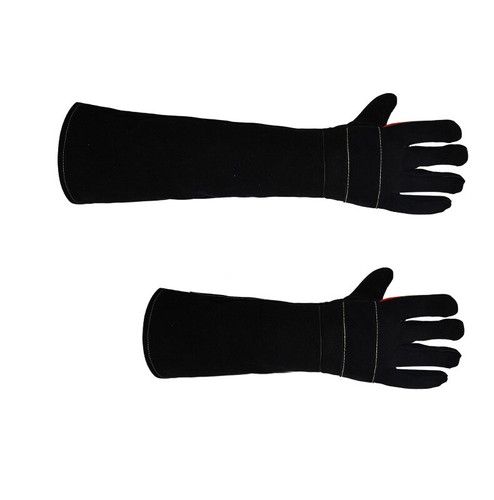 1 pair Cowhide Animal Training Anti-Bite/Scratch Gloves F Pet Dog Cat Bird Snake - Picture 26 of 26