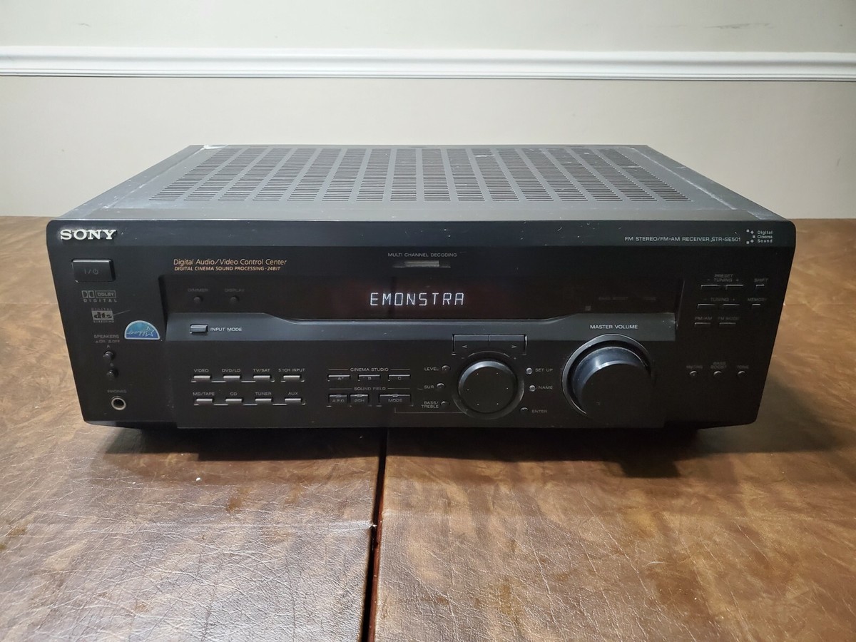 Sony STR-SE501 FM Stereo FM/AM Receiver Works Great! No