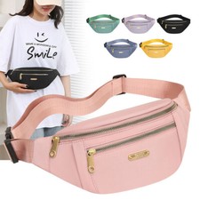 Men Women Fanny Pack Waist Bag Waterproof Crossbody Sling Bag for Running Sports