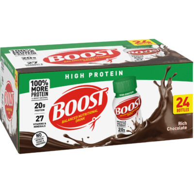 High Protein Nutritional Drink, Rich Chocolate, 20g Protein, 24 - 8 fl oz Bottle