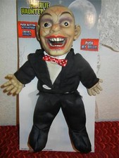 BAMBOLA MANICHINO VENTRILOQUO PARLANTE MALVAGIO GIOCATTOLO INFESTATO HALLOWEEN HORROR DISPLAY PROP