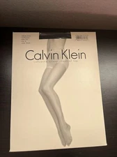 NEW Calvin Klein Infinite Sheer Control Top Pantyhose Black Sz B 705