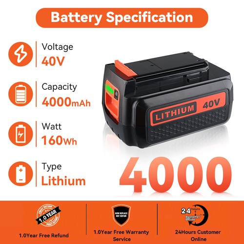 2X 36V 4,0Ah Li-Ion Akku Für Black & Decker LBXR36 LBX36 LBX2040 BL20362 LHT2436 - Bild 3 von 21
