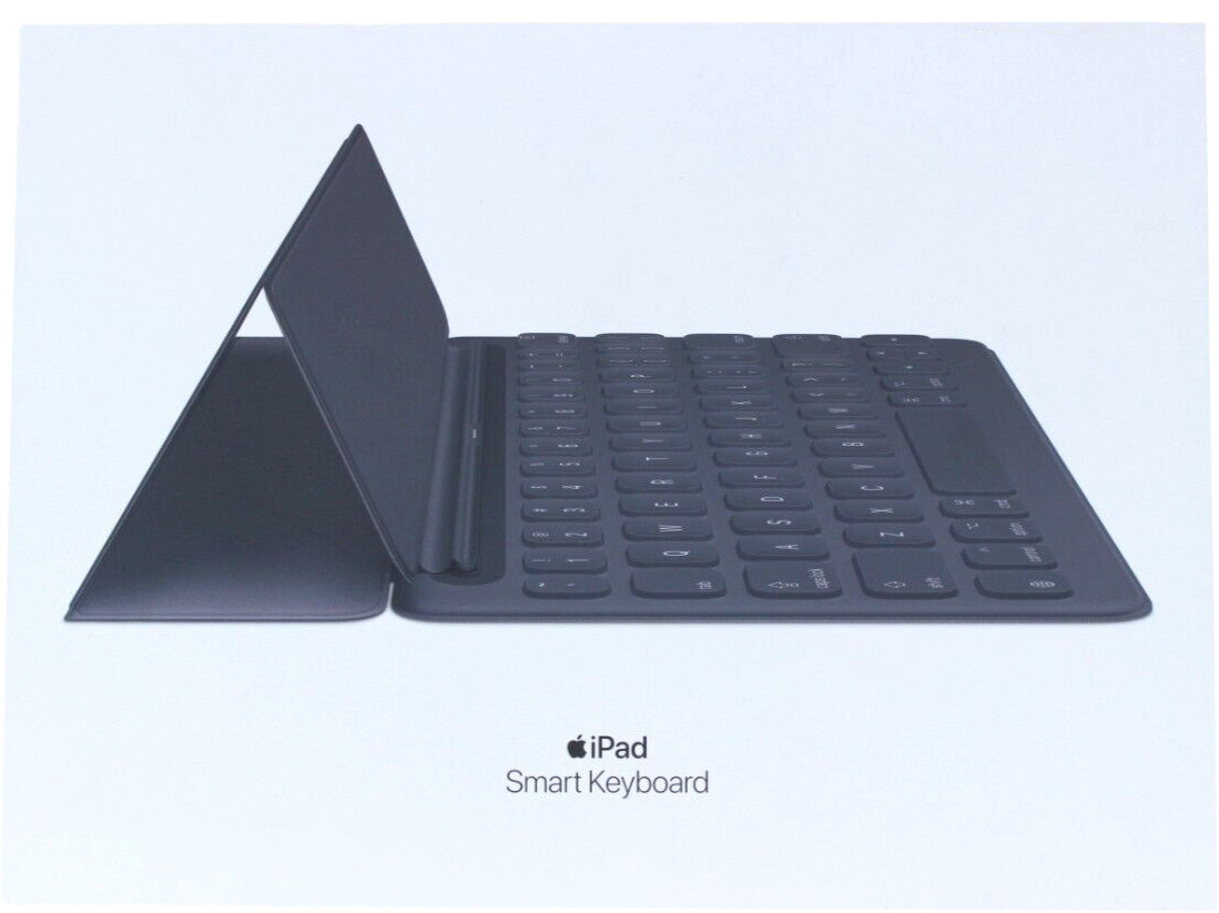 Apple iPad 7th/8th/9th Gen 10.2"/Pro 10.5"/Air 3rd Gen Smart Keyboard - Black...