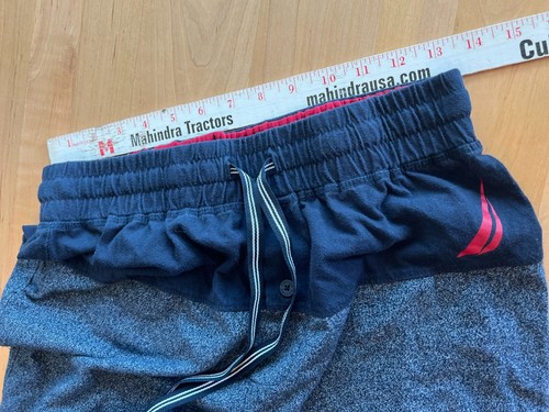 Nautica Sleepwear Pajama Bottoms Pants Size Small Blue Drawstring Joggers 28x26 - Picture 4 of 6