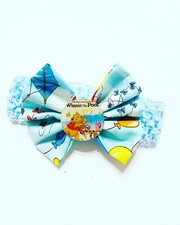 Handmade Hair Bows - Disney - Winnie the Pooh - Pooh  Fri - Elastic Headband 2