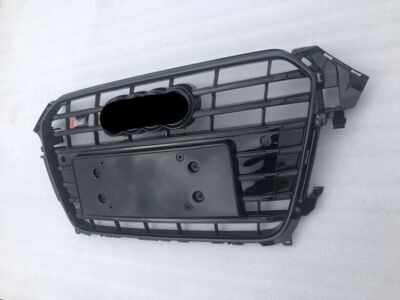 For 2013-2015 Audi A4 B8.5 S4 Front Bumper Grille All Black